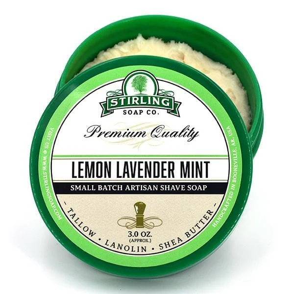 Image of Lemon Lavender Mint Shaving Soap