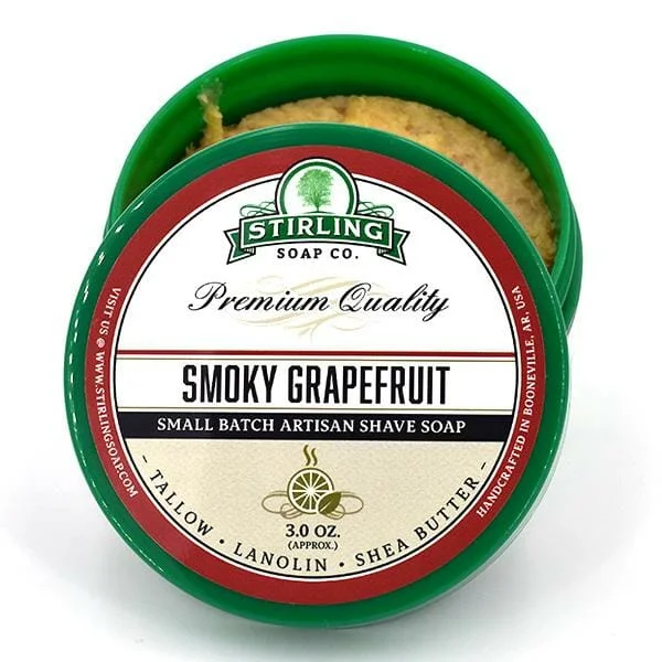 Image of Smoky Grapefruit Shaving Soap